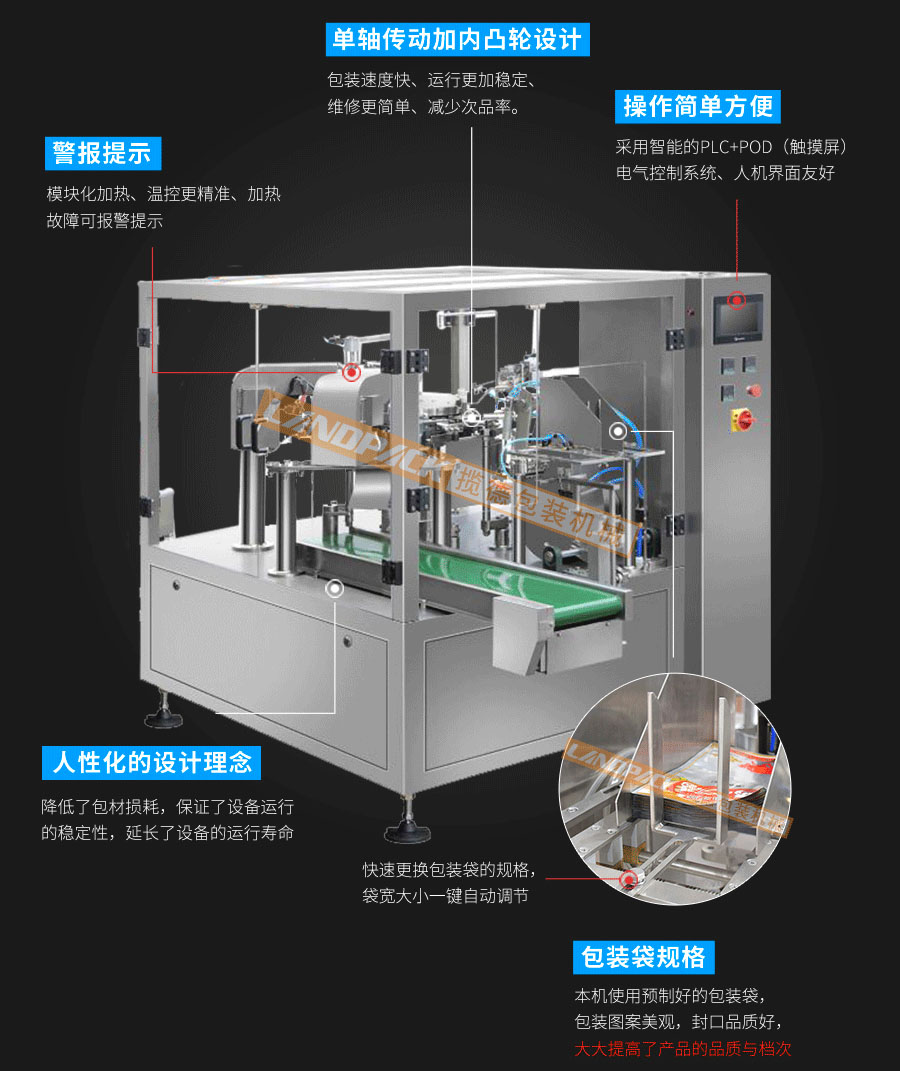 給袋式食鹽包裝機特點